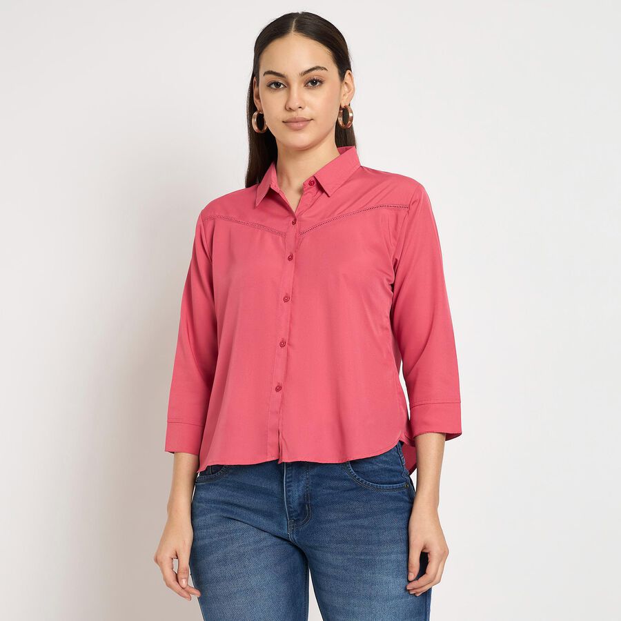 Ladies' Shirt , गुलाबी, large image number null
