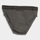 Boys' Charcoal Grey Regular Fit Cotton Briefs, ओलिव, small image number null