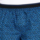 Men's 100% Cotton Boxers, गहरा नीला, small