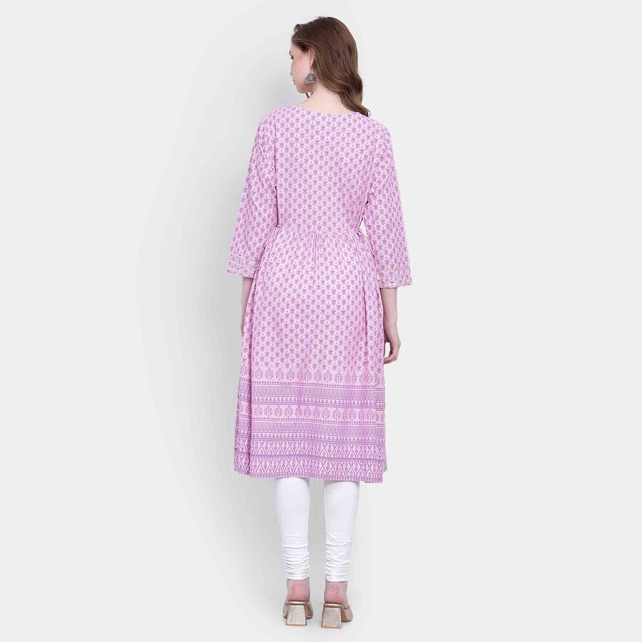 Printed Kurta, Lilac, large image number null