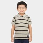 Boys Light Green Polo Neck Polo Boys T-Shirt, हल्का हरा, small