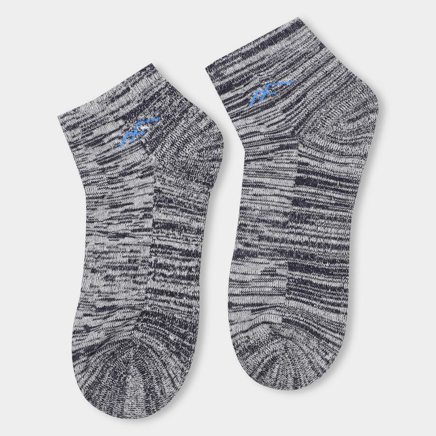 Men's Socks (Pack of 3), Charcoal, large image number null
