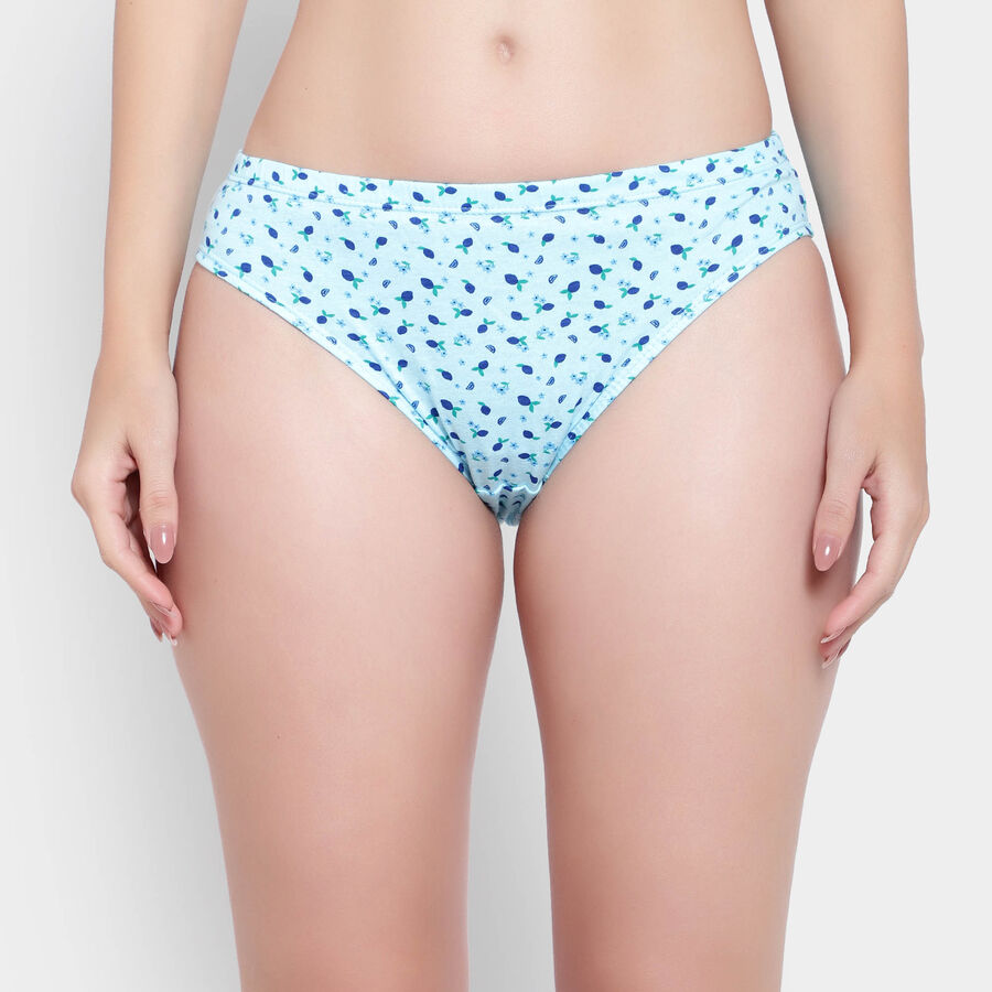 Cotton Printed Panty, गहरा नीला, large image number null