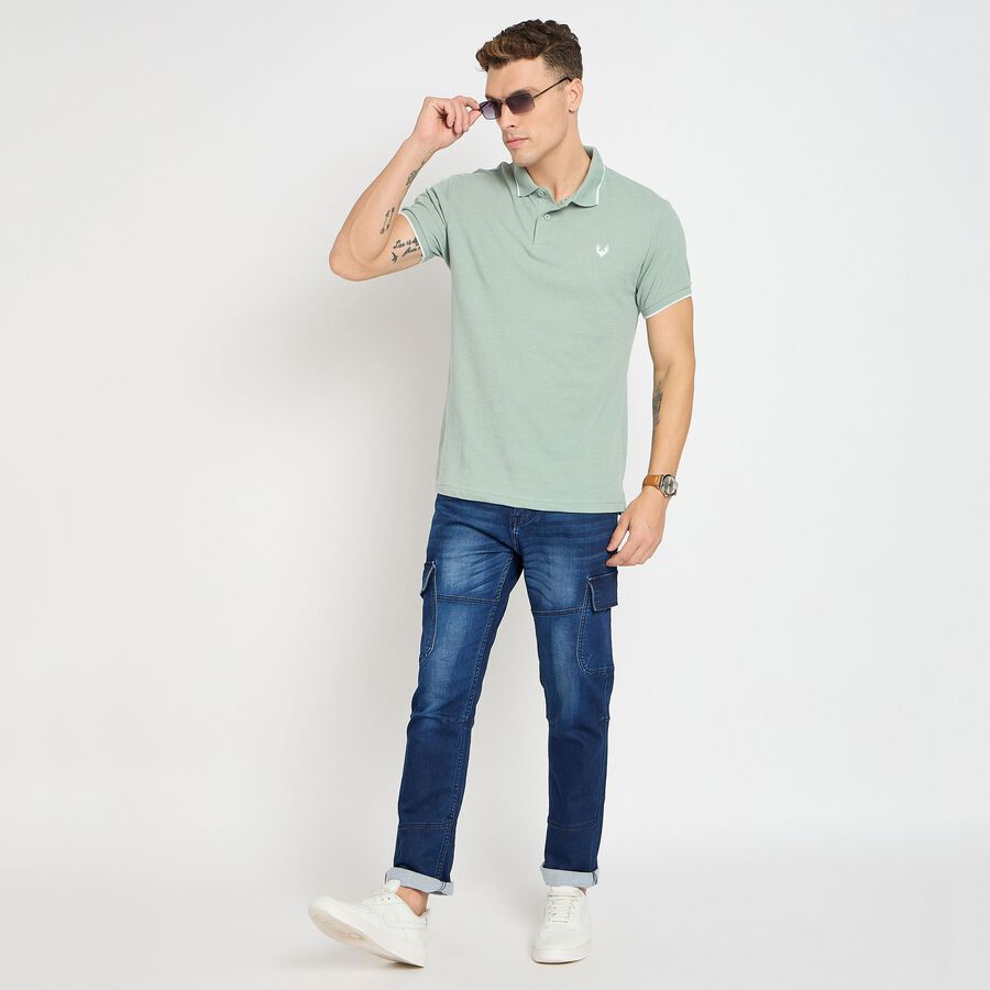 Men's Slim Fit Jeans, Dark Blue, large image number null