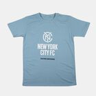 Boys' Half Sleeves T-Shirt, हल्का नीला, small