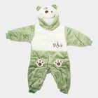 Infants' Olive Green Hooded Embroidered Baba Suit, Olive, small