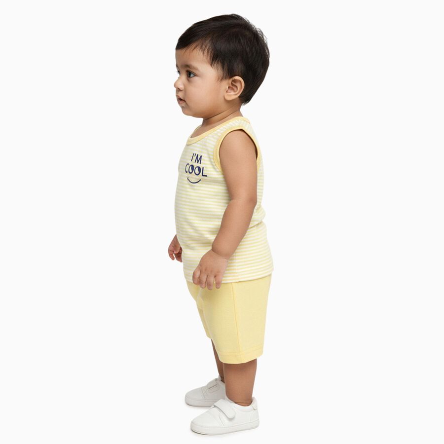 Infants' Baba Suit, Yellow, large image number null