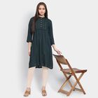 Ladies' Kurta, Dark Green, small image number null