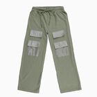 Girls' Light Sage Green Cargo Pyjama with Utility Pockets, ओलिव, small image number null