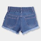 Girls' Shorts , Mid Blue, small image number null