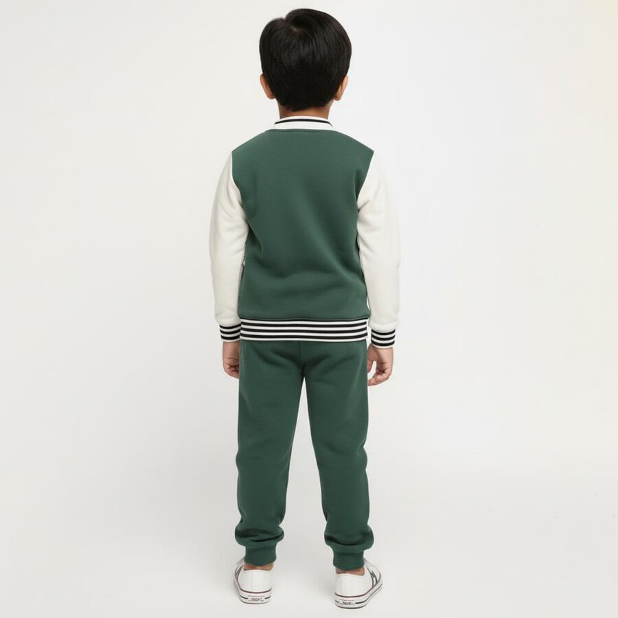 Boys' Baba Suit, Dark Green, large image number null