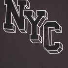 Boys' Dark Grey Round Neck Casual T-Shirt, Dark Grey, small