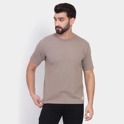 Men's Round Neck Half Sleeves T-Shirt 