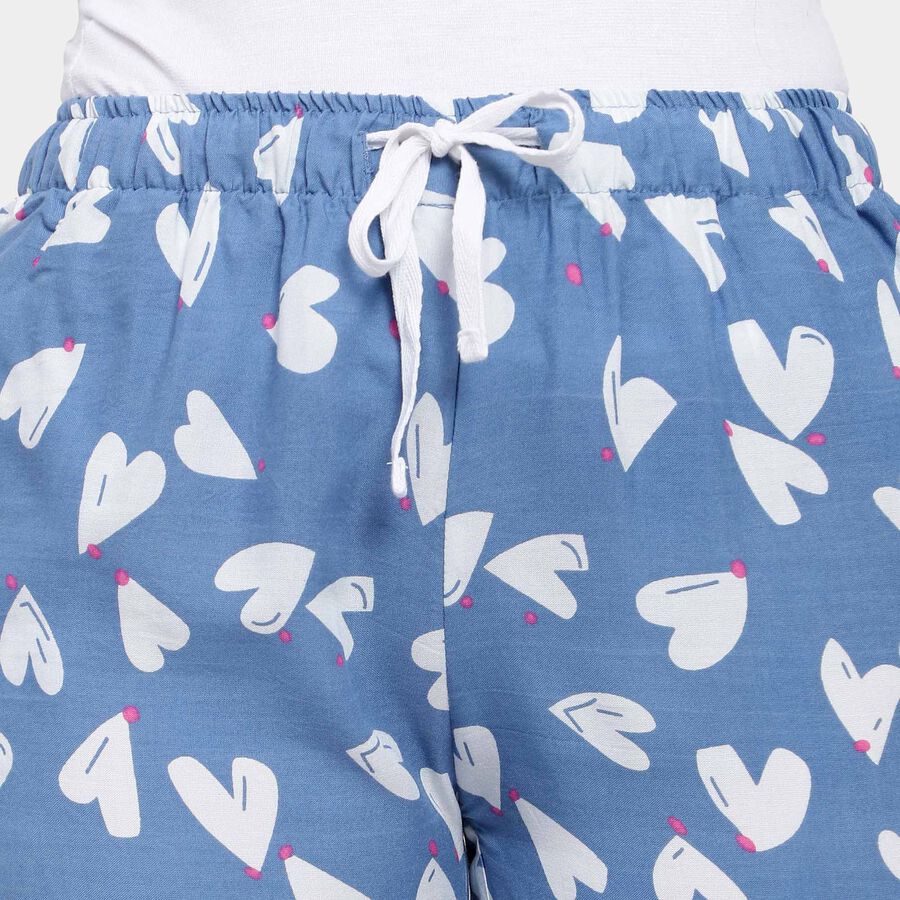 All Over Print Full Length Pyjama, हल्का नीला, large image number null