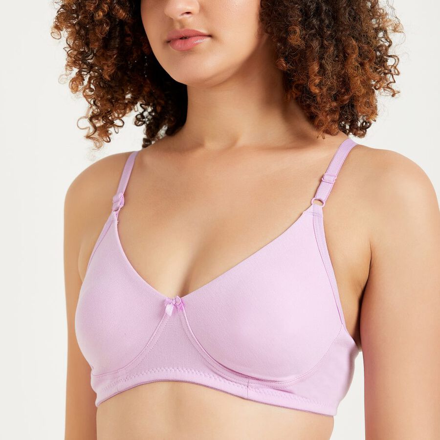 Ladies' Non-Padded Bra, Lilac, large image number null