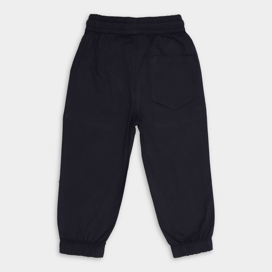 Boy's 100% Cotton Trousers , Navy Blue, large image number null