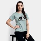 Ladies' Round Neck T-Shirt, Light Green, small image number null