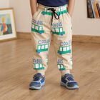 Boys Beige Graphic Print Jogger Pyjama, Beige, small