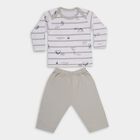 Infants' 100% Cotton Baba Suit, गहरा ग्रे, small image number null