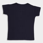 Girls' T-Shirt , नेवी ब्लू, small image number null