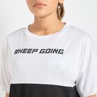 Ladies' Round Neck T-Shirt , सफ़ेद, small image number null