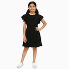 Girls' Dress, Black, small image number null