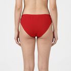 Women's Red Regular Fit Solid Panty, मरून, small