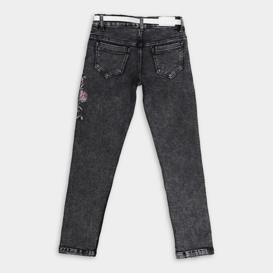 Girls' Jeans, Black, large image number null