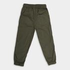 Boy's 100% Cotton Trousers, Olive, small image number null
