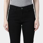Women's Black Skinny Fit Stretchable Jeans, काला, small
