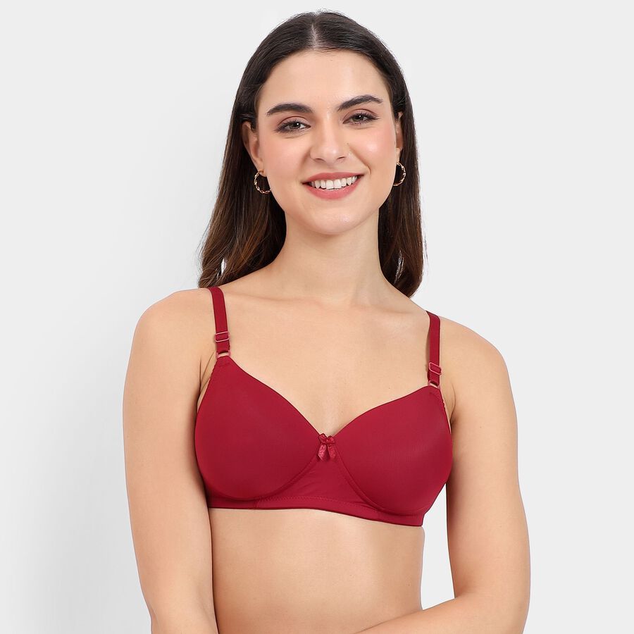 Ladies' Bra , Maroon, large image number null