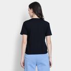 Ladies' Round Neck T-Shirt , Black, small image number null