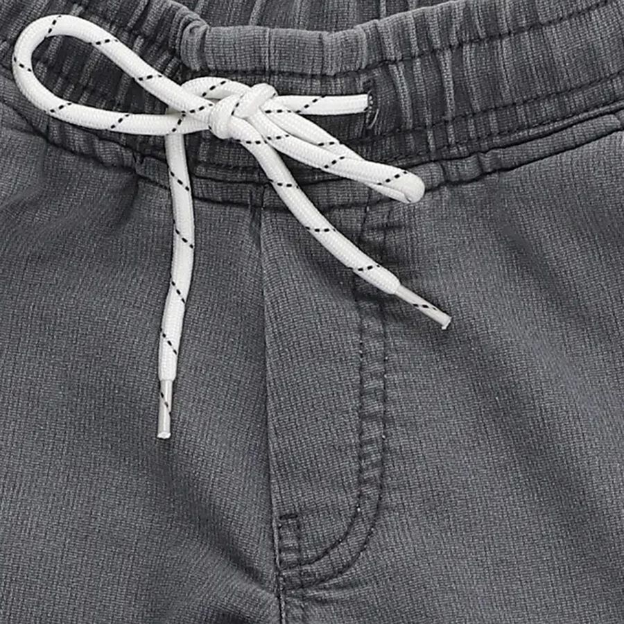 Boys' Muted Charcoal Grey Regular Fit Elastic Waist Jeans, हल्का ग्रे, large image number null