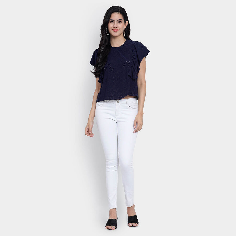 Solid Top, Navy Blue, large image number null