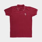 Boys Pink Round Neck Streetwear T-Shirt, गुलाबी, small