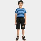 Boys' Grey Relaxed Fit Jamaican Shorts, Dark Grey, small