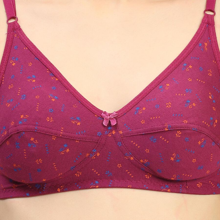 Ladies' Bra , वाइन, large image number null