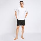Men's 100% Cotton Boxers, Black, small