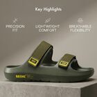Men's Slipper, Olive, small