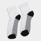 Men's Socks (Pack of 3), मिश्रित हल्का ग्रे, small image number null