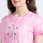 Ladies' 100% Cotton Round Neck T-Shirt , Pink, small image number null