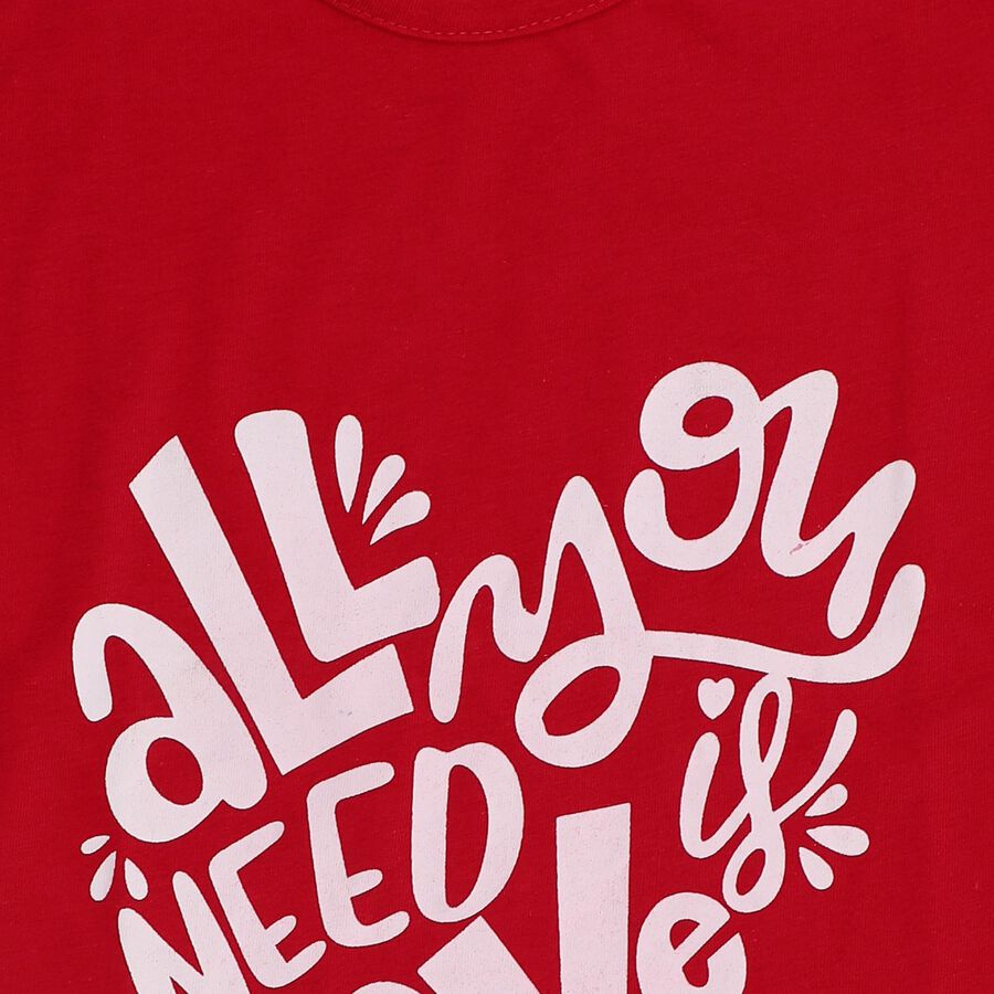 Girls' T-Shirt, Fuchsia, large image number null