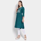 Ladies' Kurta , Dark Green, small image number null