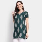 Ladies' Kurta, Dark Green, small image number null