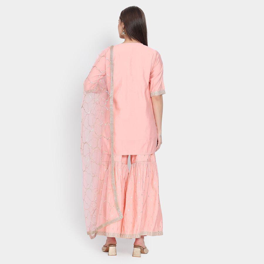 Ladies' Ethnic Set, गुलाबी, large image number null