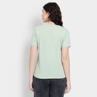 Ladies' Round Neck T-Shirt , हल्का हरा, small