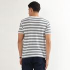 Men's Round Neck Half Sleeves T-Shirt , White, small image number null