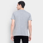 Stripes Henley T-Shirt, मिश्रित मध्यम ग्रे, small image number null