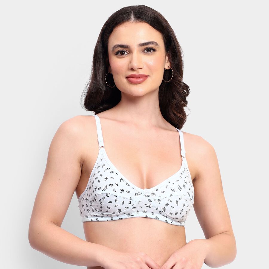 Ladies' Non-Padded Bra, हल्का नीला, large image number null