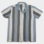 Boys' Casual Shirt, नेवी ब्लू, small